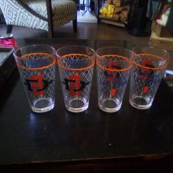 San Diego State March Madness Glasses 