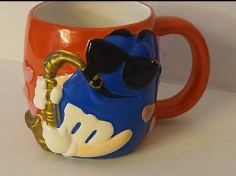 M&M Valentines Mug Blue M&M