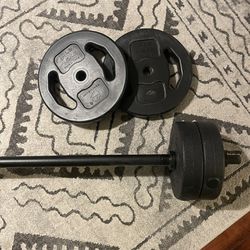 Barbell / Weights / Clips