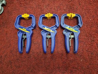 3 piece Irwin Quick Grip Clamp lot
