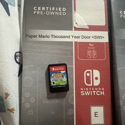Paper Mario Nintendo Switch