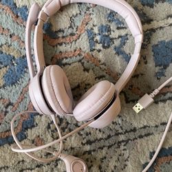 Logitech Headphones Pink Headset / Microphone $20