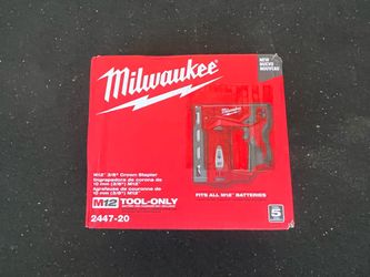 Milwaukee M12 3/8" Crown Stapler Tool-Only