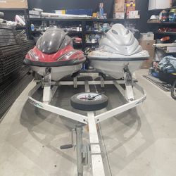 2002 Waverunner xlt1200 and 2003 Yamaha fx cruiser with trailer