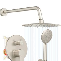 Wall-mounted shower faucet