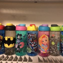 Children’s Beverage Cup For Cold Drinks, Disney, Spiderman, Batman, PJ Mask, Marvel