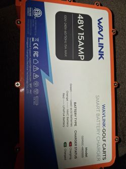 Wavlink GS950C 48V 15A Golf Cart Smart Battery Charger