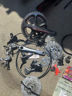Shimano dura-ace crank set