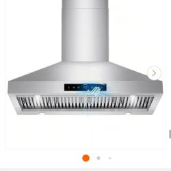 48" Wall-Mounted Ducted Range Hood