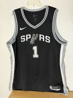 Nike Victor Wembanyama #1 San Antonio Spurs Swingman Jersey XXL 56 Black