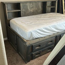 Twin Bed With Mattress 