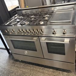 Bertazzoni Stainless Steel 48” Gas Range Stove Professional Series