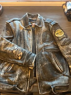 Vintage Style HD leather jacket