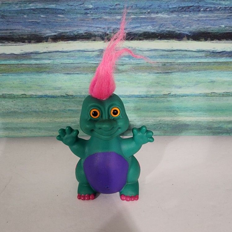 Vintage Dinosaur Troll Figure