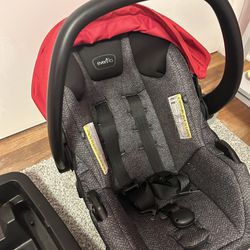 Car Seat With Car Attachment
