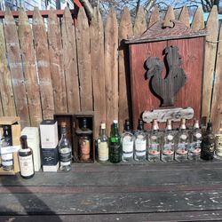 Lot of 14 top shelf scotch whiskey EMPTY bottles