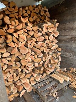 Dry Hardwood Firewood Maple Alder Cherry Quarter Half Cords
