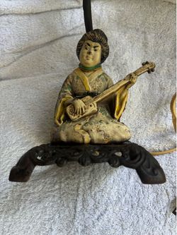 Hubley Cast Iron Japanese Geisha Art
