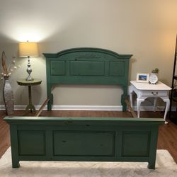 Mint Color Queen Size Bedframe