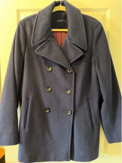 Navy Women’s Calvin Klein Coat XL