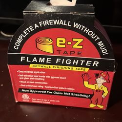 Fire wall drywall tape