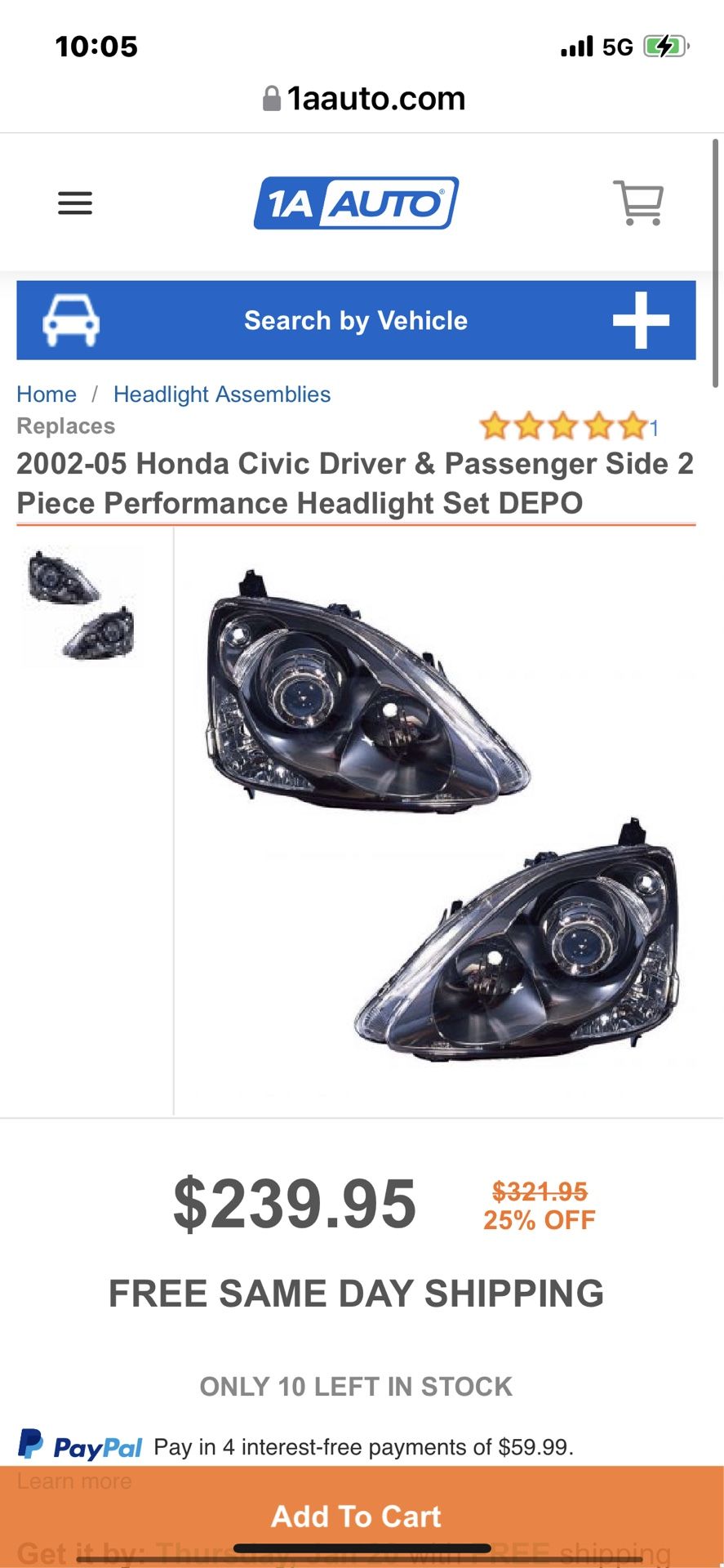 Projector Headlights For ep3 si