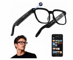 AI Smart Glasses with Camera, 4K HD Video & Photo Capture, Real-Time Translation