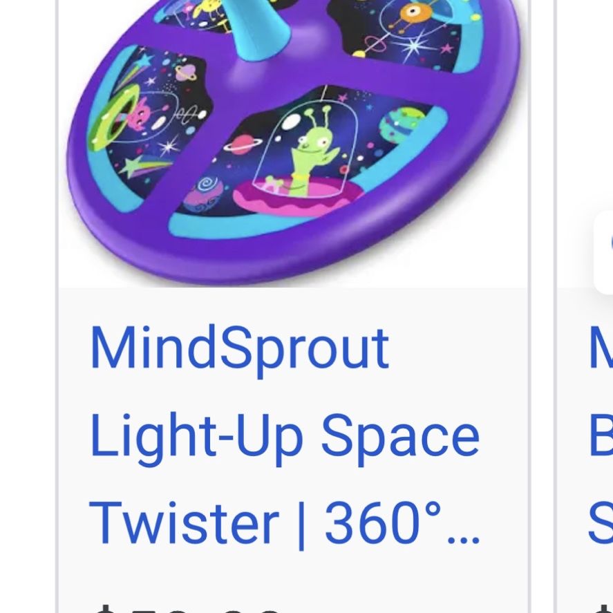  MindSprout Light-Up Space Twister