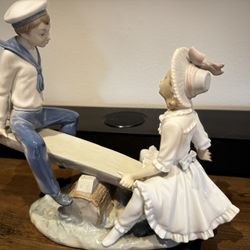 Lladro 1974 Vincente Martinez Seesaw Figurine $500 OBO