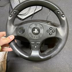 PlayStation Wheel With Pedals 