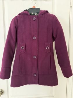 Girls Purple Winter Coat