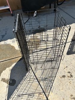 Large dog folding crate