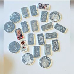 5 Gram 999 Silver Lot Set Of 5 1g Bars - Random Lot 
