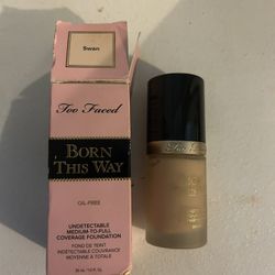 Too Faced Foundation Shade Swan