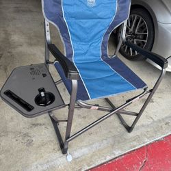 Camping Chair With Side Table 