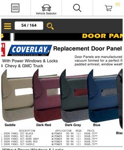 Door panels  obs replacement