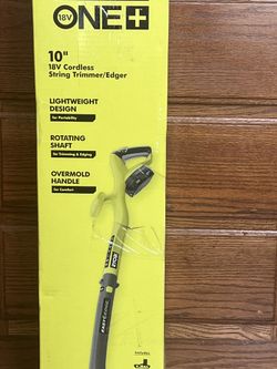 18V Cordless String Trimmer/Edger