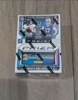 2021 Panini Prizm NFL Football Blaster Box Factory Sealed- Rookie Lazer Prizms