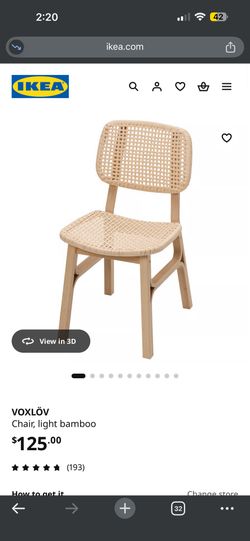 4 Chairs IKEA ÄLVSTA
