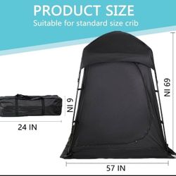 Blackout Tent for Camping, Crib Blackout Cover