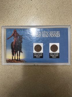 19th & 20th Century Indian Head Pennies collectible set
