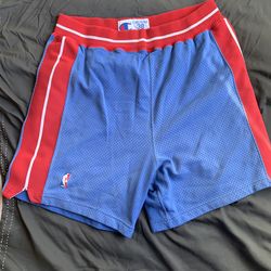 Detroit pistons authentic game shorts sz 38