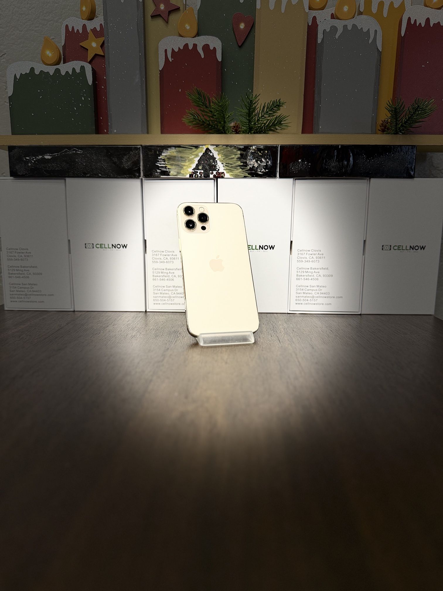 iPhone 12 Pro Max Unlocked 128GB Gold - Refurbished