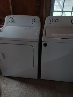AMANA WASHER AND DRYER SET