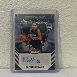 Napheesa Collier AUTO!! Panini UCONN 03/10!!