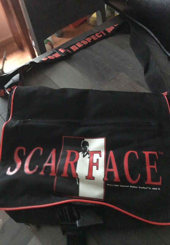 Scar face messenger bag
