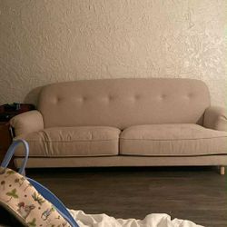 BEIGE COUCH FOR SALE