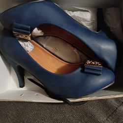 Cherish Size 10 Navy Blue Heels.