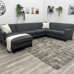 Gray Sectional Couch - Free Delivery