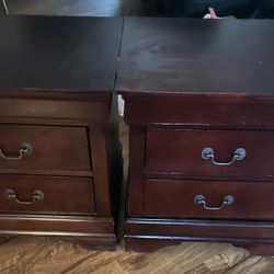 2 Side Tables For Your Bed ( Solid Wood ) 